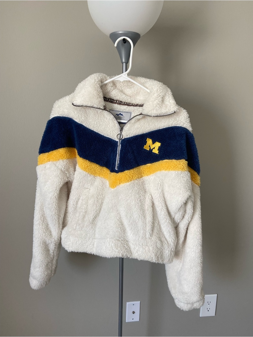 University of Michigan Fleece Zip Summit Sportswear